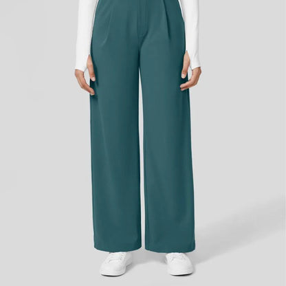 Halara Flex™ High Waisted Plicated Side Pocket Straight Leg Waffle Work Pants