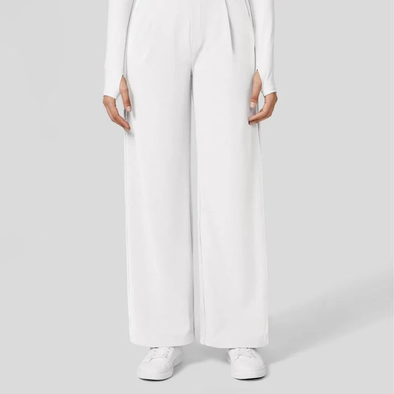 Halara Flex™ High Waisted Plicated Side Pocket Straight Leg Waffle Work Pants