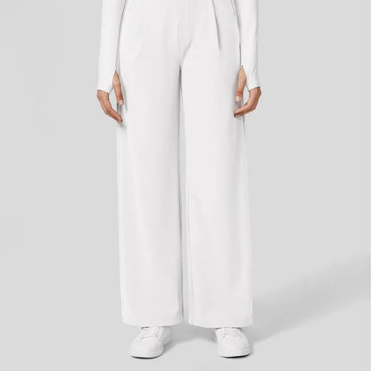 Halara Flex™ High Waisted Plicated Side Pocket Straight Leg Waffle Work Pants
